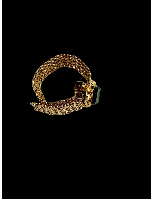 Bracelet ceinture en or et  jaspe sanguin 19 ème siècle