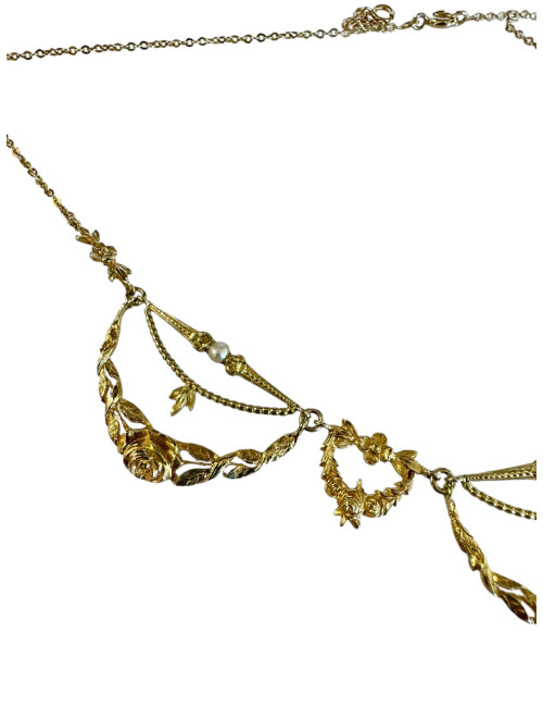 Collier En Or époque Art-nouveau